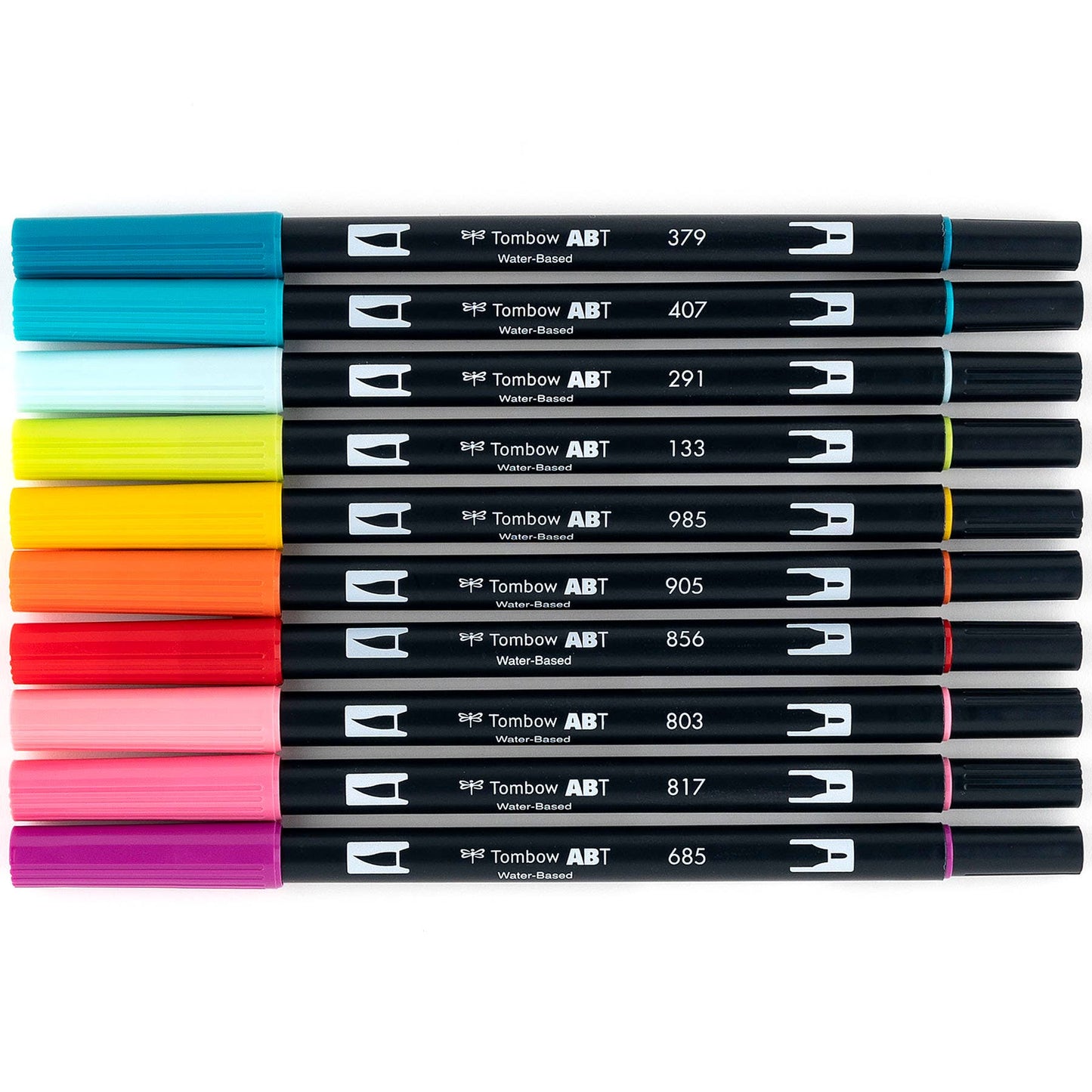 Dual Brush Pen Art Markers: Tropical - 10-Pack