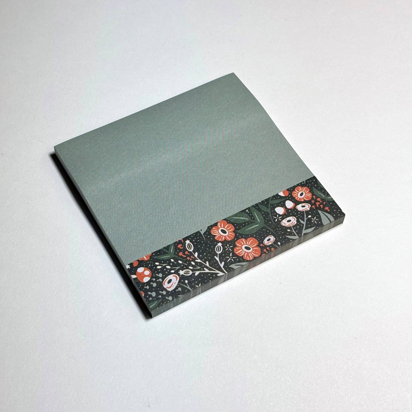 Wicked Wildflowers - Emerald - Post-It Note - Sticky Notes