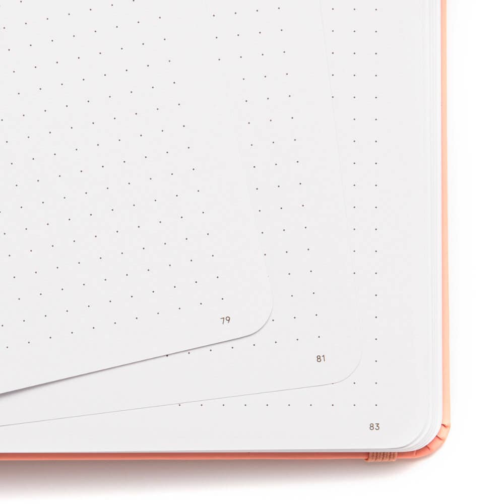 A5 Dot Grid Journal - Butterfly: Orange