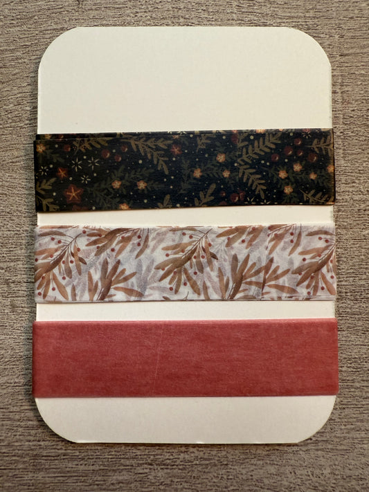 Washi Palette: Warm Wintry Berry